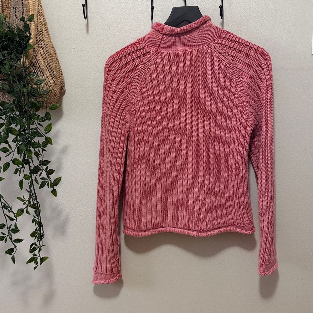 Faherty Sunwashed Cotton Rollneck Sweater - Picture 4 of 6